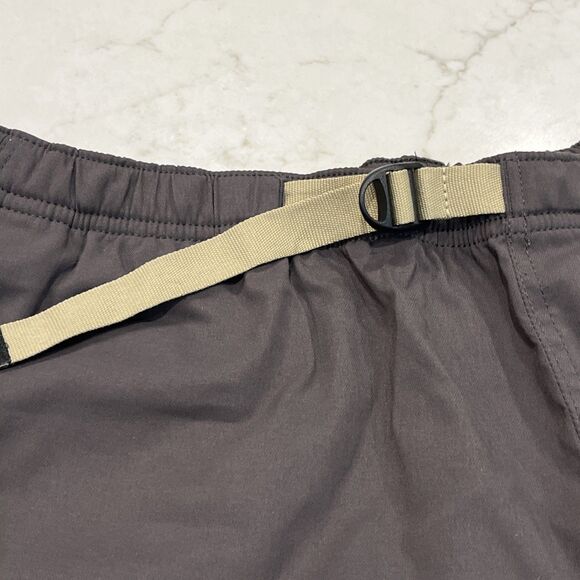 prAna NEW Mens XL x 5"‎ Stretch Zion Pull On Shorts Dark Iron Relaxed Fit Hiking - Picture 3 of 9